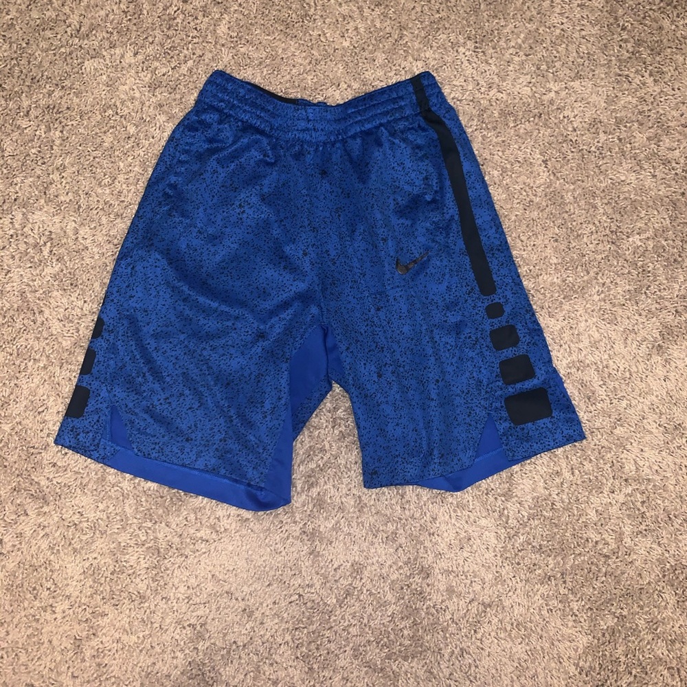 Blue Nike Elite Shorts